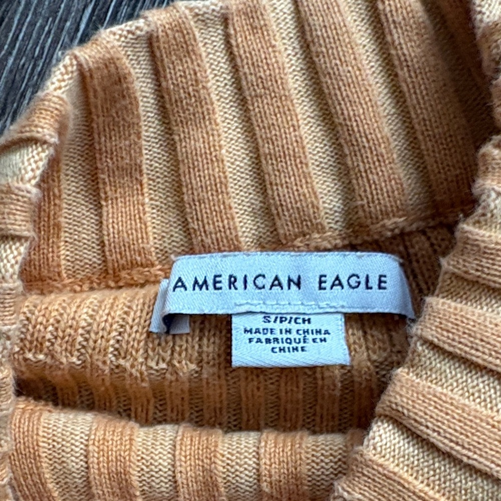 AE Ribbed Mustard Sweater - Picture 2 of 5